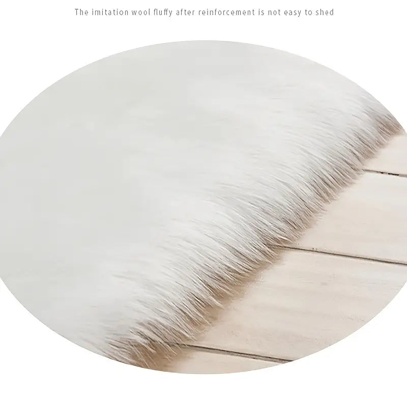 Cute Irregular Plush Rug for Living Room & Bedroom