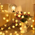 LED Rose Flower String Lights