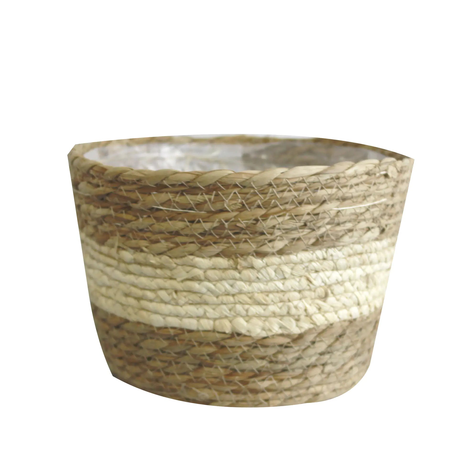 Woven Grass Planter Basket for Home Decor