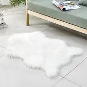 Cute Irregular Plush Rug for Living Room & Bedroom