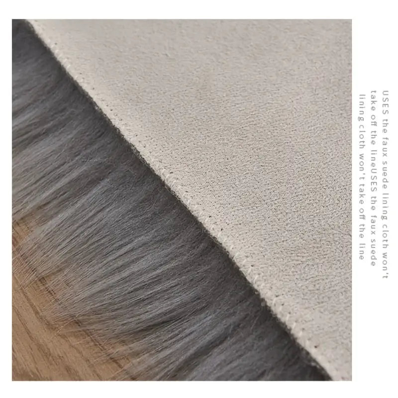Cute Irregular Plush Rug for Living Room & Bedroom